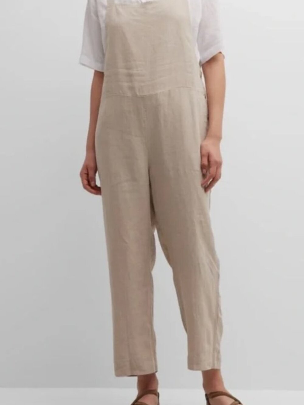 Eileen Fisher Linen Overalls - Picture 5 of 6